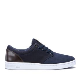 Supra CHINO COURT Lave Sneakers Dame Blå | NO-55931